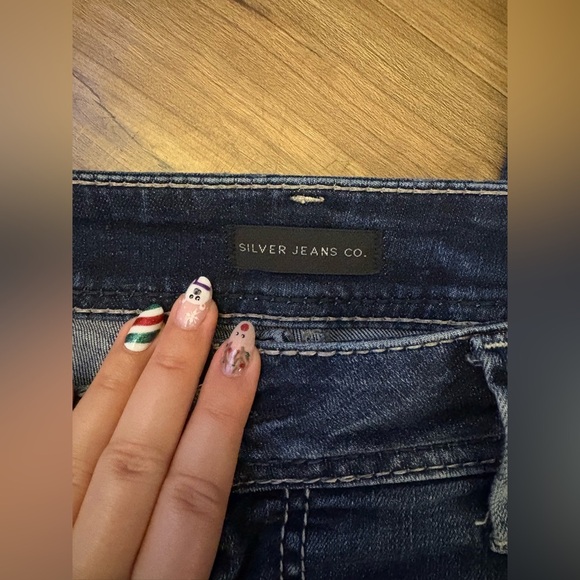 Silver Jeans Indigo Straight Leg Classic Denim - Picture 7 of 8